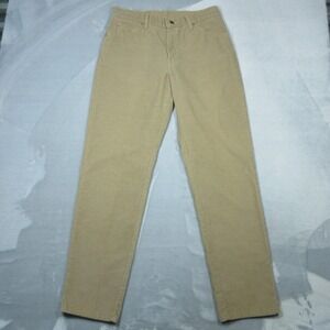 Vintage Levi's Corduroy Pants Womens 12 Khaki Straight Leg 941 Made USA 90s